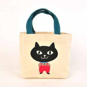 [일본직수입] 고양이 캔버스백(베이지깜보) 고양이소품샵,다꾸스티커,불렛저널